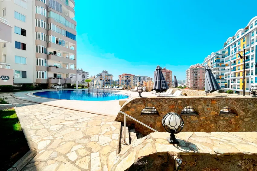Apartament 2+1 z meblami i widokiem na morze, odpowiedni na zezwolenie na pobyt — Tosmur, Alanya 9 