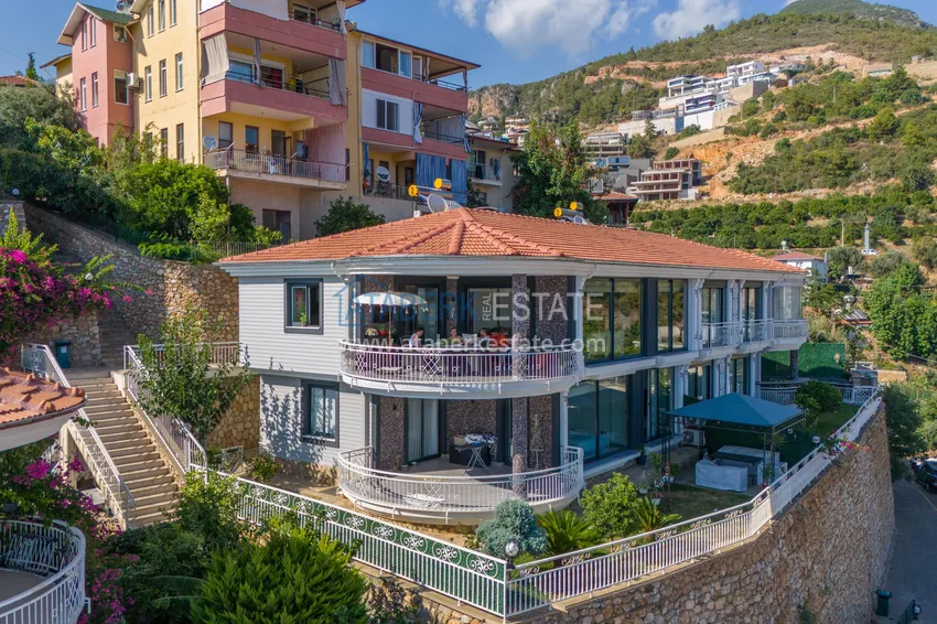 Luksusowa willa w dzielnicy Alanya - Bektash. Panoramiczny widok, stylowy design, odpowiedni dla obywatelstwa! 9 
