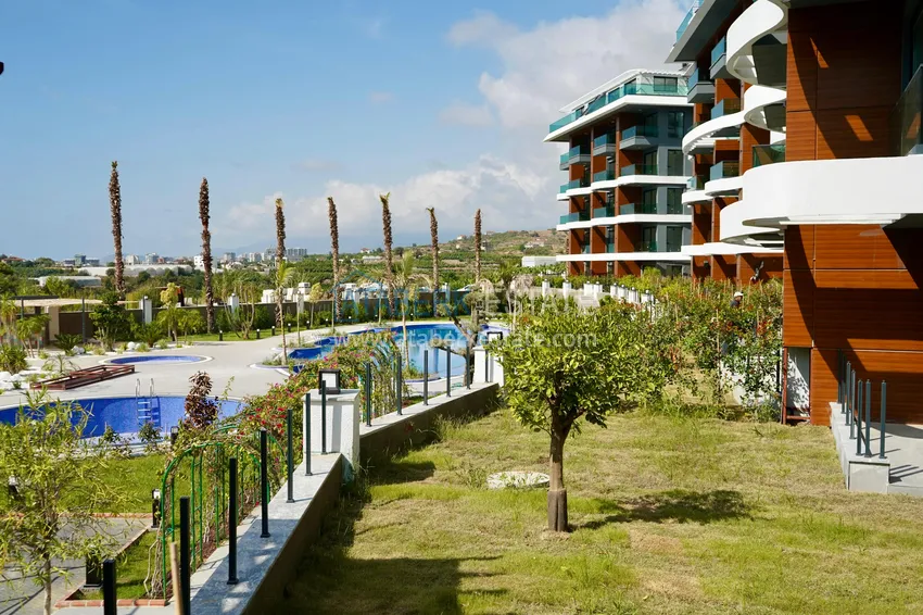 Dobrze wykończony apartament z jedną sypialnią w komfortowej rezydencji — dzielnica Kargicak, Alanya 9 