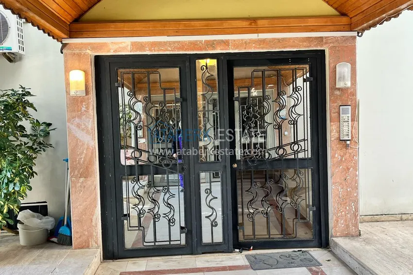 1+1 apartament o powierzchni 72 m2 w centrum Alanyi z nowymi meblami i dwoma balkonami - Plaża Kleopatra 9 