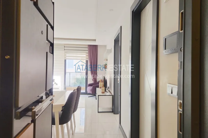 Kupuj  Przytulny apartament z jedną sypialnią z meblami w kompleksie butikowym — centrum Alanyi 1 