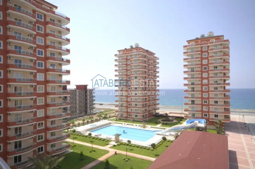 Dwupokojowy apartament z panoramicznym widokiem na morze - Mahmutlar, pierwsza linia brzegowa 1 