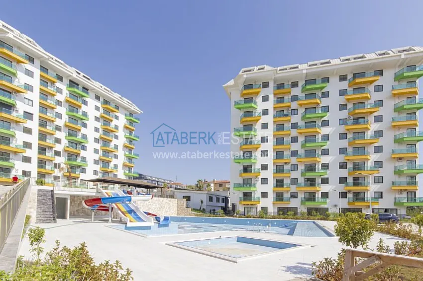 Jednopokojowe mieszkanie w nowym kompleksie - Alanya, dzielnica Avsallar 10 