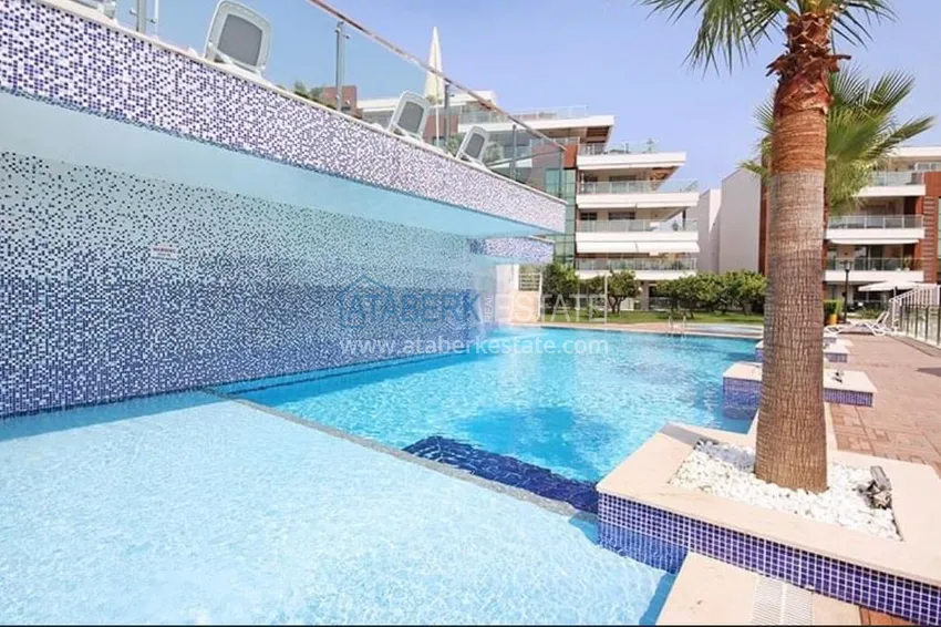 Jednopokojowy apartament z meblami, 80 m², odpowiedni na zezwolenie na pobyt — Alanya, Cikcilli 10 