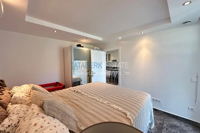 Kupuj  Jednopokojowy apartament z meblami, 80 m², odpowiedni na zezwolenie na pobyt — Alanya, Cikcilli 10 