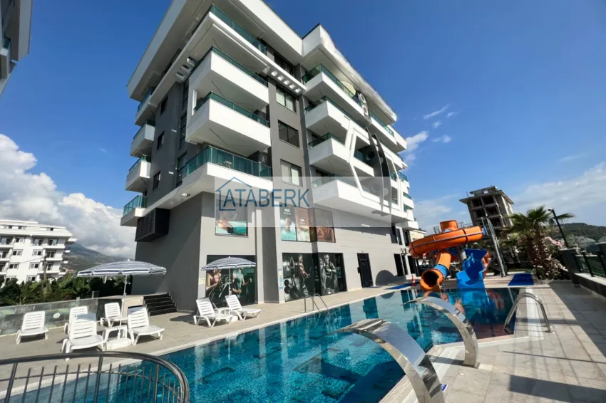 Apartament 2+1 z meblami i widokiem na morze w Alanyi, dzielnica Kargicak - nadaje się do obywatelstwa 10 