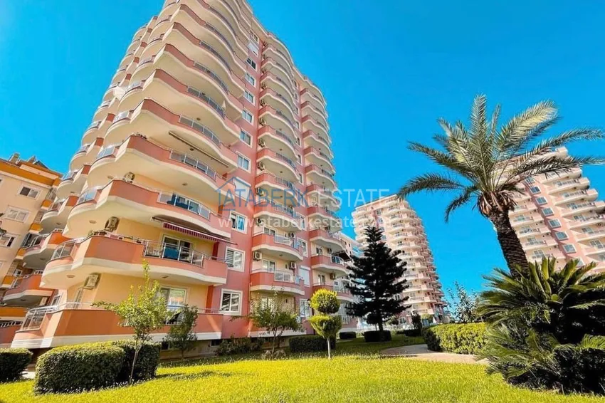 Dwupokojowy apartament z panoramicznym widokiem na morze - Mahmutlar, pierwsza linia brzegowa 10 