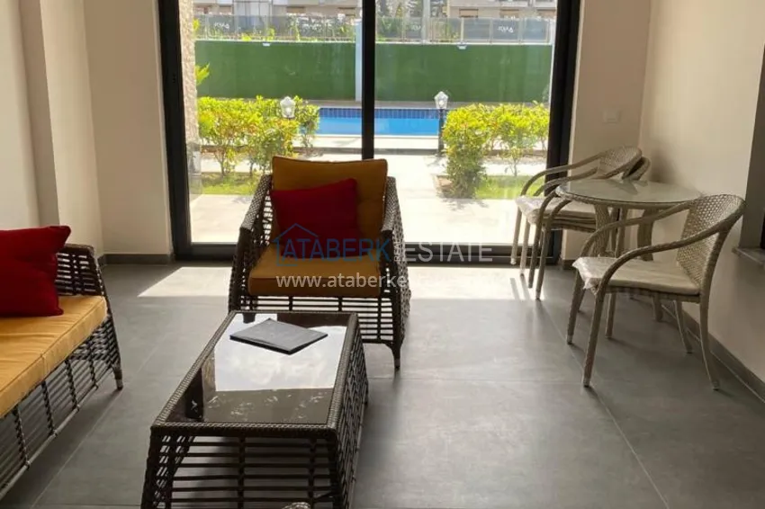 Duplex ogrodowy z nowoczesnym wnętrzem w kompleksie z infrastrukturą - Kargicak, Alanya 10 