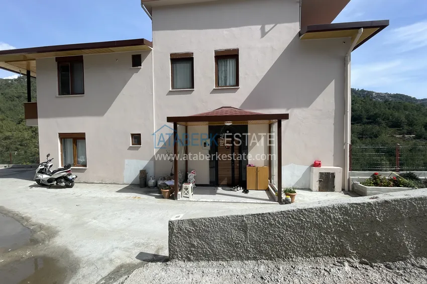 Prywatna willa 10+2 z ogrodem z awokado i panoramicznym widokiem w Tepe, Alanya - odpowiednia na zezwolenie na pobyt i obywatelstwo 10 