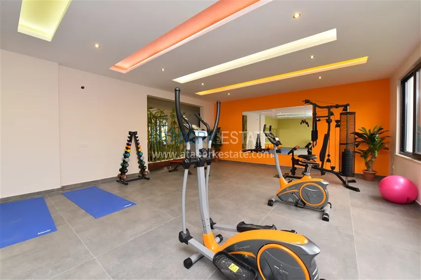 Duplex ogrodowy z nowoczesnym wnętrzem w kompleksie z infrastrukturą - Kargicak, Alanya 11 