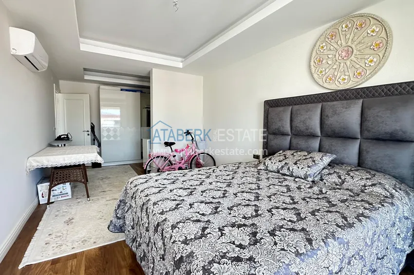 Kupuj  Umeblowany penthouse 2+1 z widokiem na morze - Alanya, Kestel, pierwsza linia brzegowa 11 