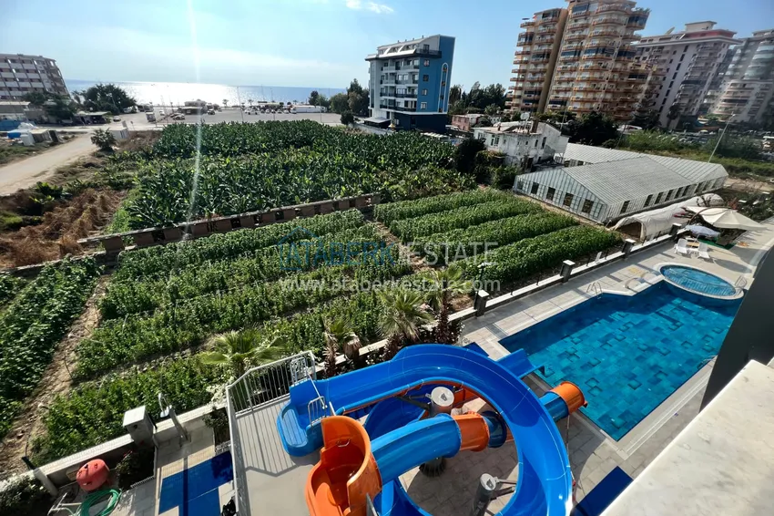 Apartament 2+1 z meblami i widokiem na morze w Alanyi, dzielnica Kargicak - nadaje się do obywatelstwa 11 
