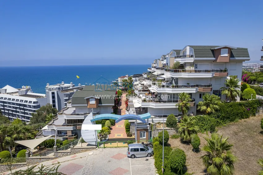 Panoramiczny penthouse duplex 4+1 z ratami - Alanya, dzielnica Konakli. Nadaje się do zezwolenia na pobyt 10 