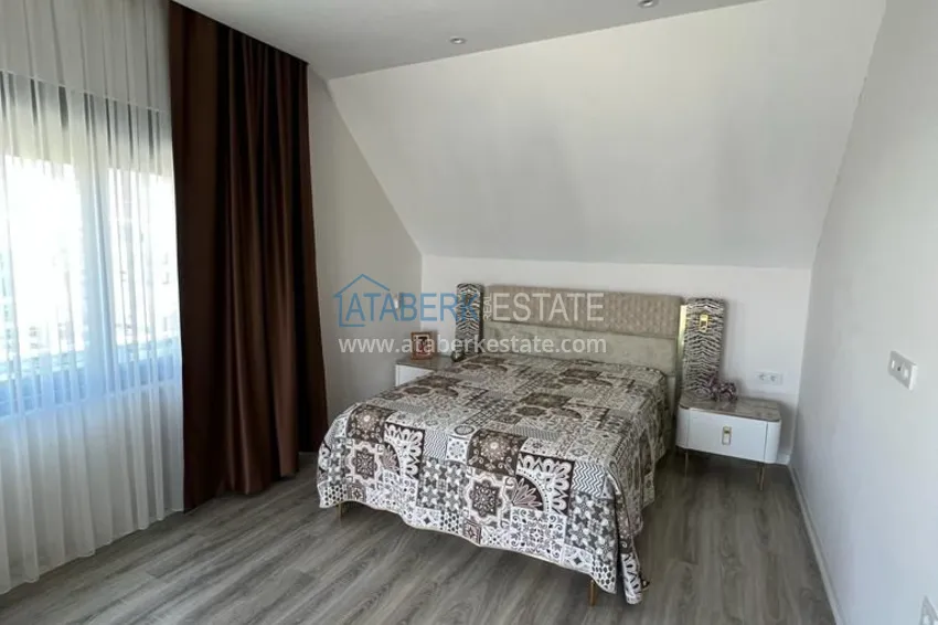 Kupuj  Dwupoziomowy penthouse z meblami i widokiem w Oba, Alanya 12 