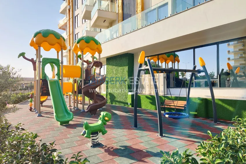Apartament z dwiema sypialniami i widokiem na morze, pierwszy apartament na wybrzeżu - Alanya, dzielnica Mahmutlar 16 