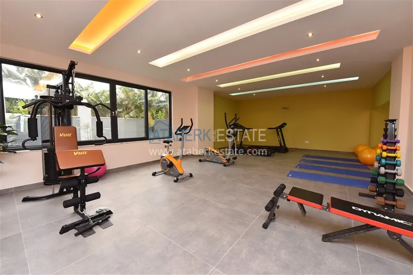 Duplex ogrodowy z nowoczesnym wnętrzem w kompleksie z infrastrukturą - Kargicak, Alanya 12 