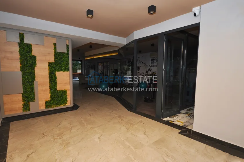 Apartament 1+1 w centrum Alanyi z pięknym wykończeniem - plaża Keykubat  12 