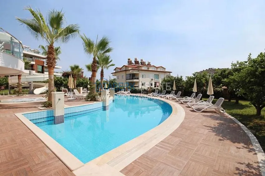 Jednopokojowy apartament z meblami, 80 m², odpowiedni na zezwolenie na pobyt — Alanya, Cikcilli 12 