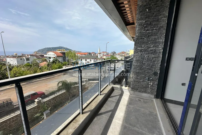 Kupuj  Penthouse 1+1 z pięknym wykończeniem w elitarnym kompleksie — centrum Alanyi, dzielnica Buyuk Hasbahce  12 