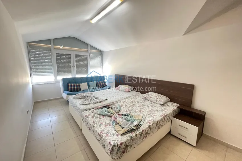 Kupuj  Dwupoziomowy penthouse 3+1 z otwartymi widokami w prestiżowym kompleksie Cikcilli — odpowiedni do uzyskania zezwolenia na pobyt 13 