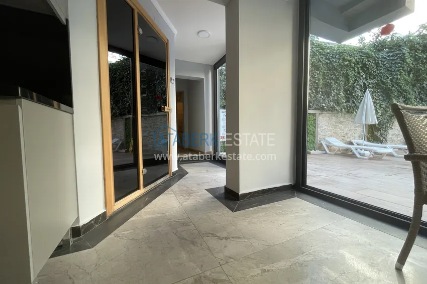 Apartament 1+1 w centrum Alanyi z pięknym wykończeniem - plaża Keykubat  13 