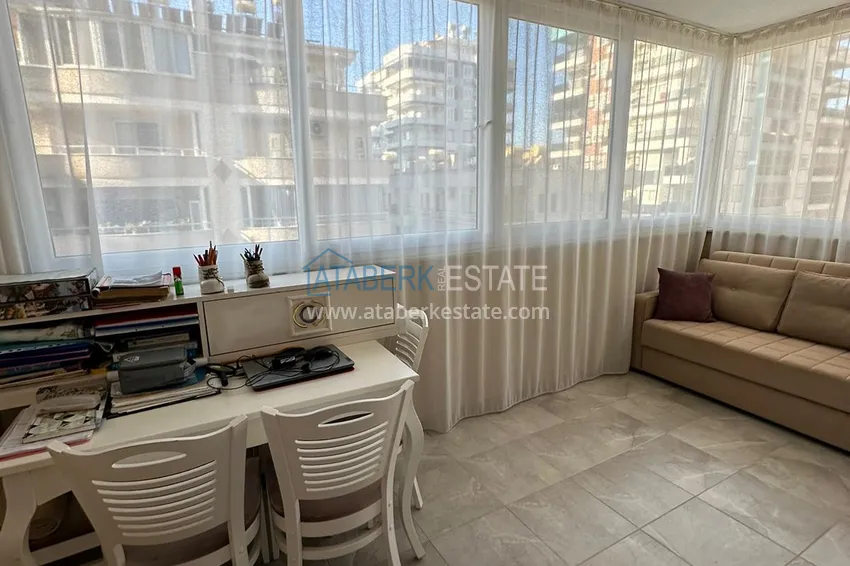 Kupuj  Apartament pod klucz 2+1 z przeszklonym balkonem — Alanya, dzielnica Mahmutlar 14 