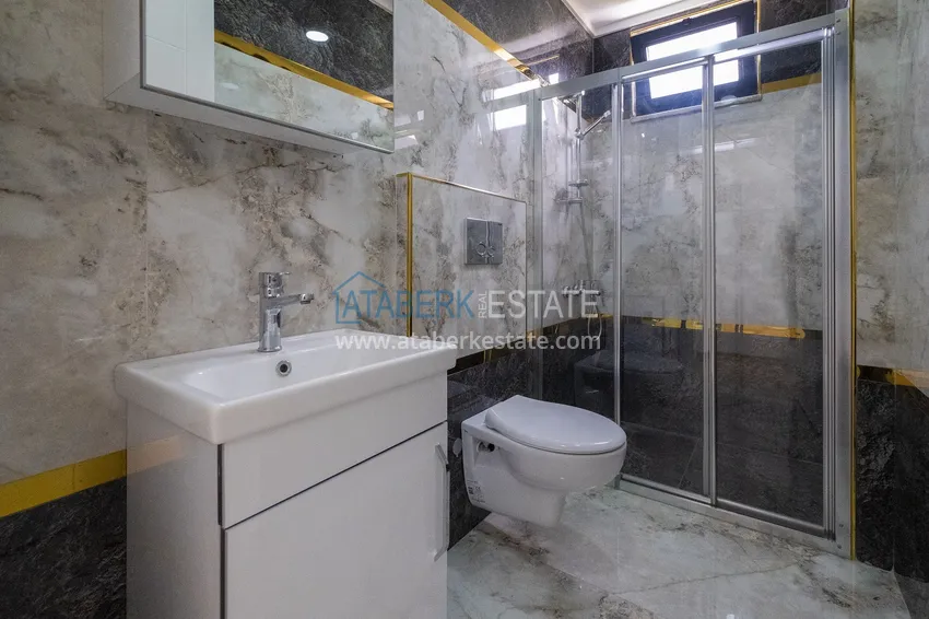 Kupuj  Apartament 2+1 z meblami i widokiem na morze w Alanyi, dzielnica Kargicak - nadaje się do obywatelstwa 13 