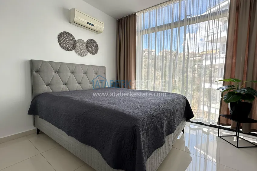 Kupuj  Mieszkanie liniowe 3+1 z meblami w elitarnej rezydencji — Alanya, dzielnica Kestel  17 