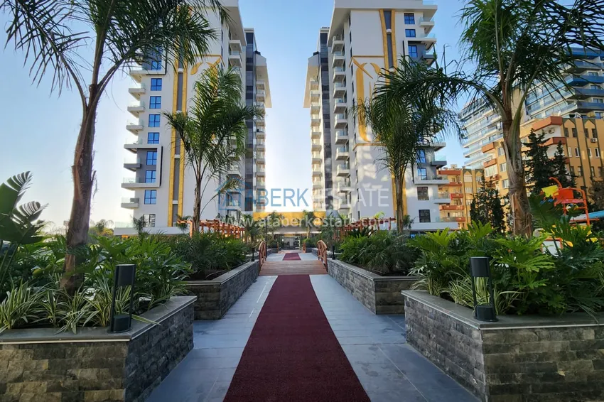 Apartament z dwiema sypialniami i widokiem na morze, pierwszy apartament na wybrzeżu - Alanya, dzielnica Mahmutlar 18 