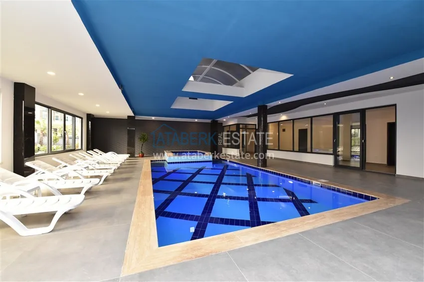 Duplex ogrodowy z nowoczesnym wnętrzem w kompleksie z infrastrukturą - Kargicak, Alanya 14 