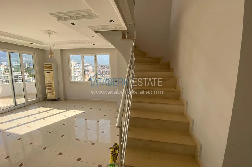 Kupuj  Przestronny dwupoziomowy penthouse 3+1 z panoramicznym widokiem na morze i góry — Mahmutlar, Alanya 14 