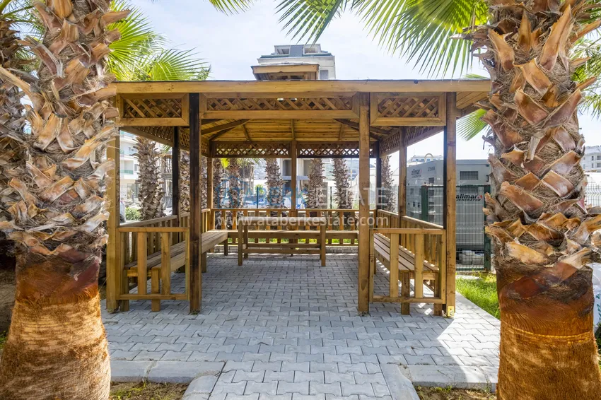 Apartament 2+1 z meblami i widokiem na morze w Alanyi, dzielnica Kargicak - nadaje się do obywatelstwa 14 