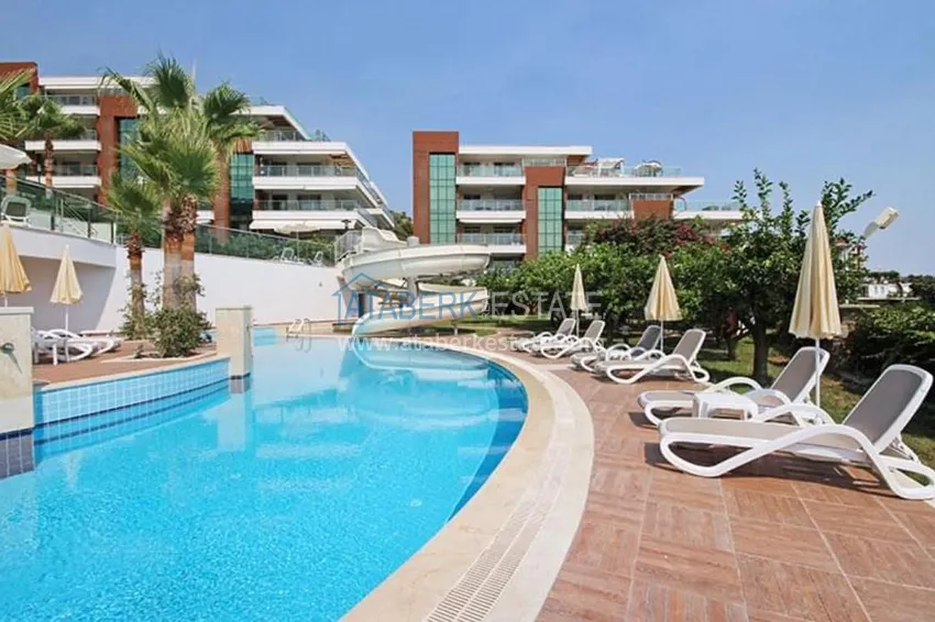 Jednopokojowy apartament z meblami, 80 m², odpowiedni na zezwolenie na pobyt — Alanya, Cikcilli 14 