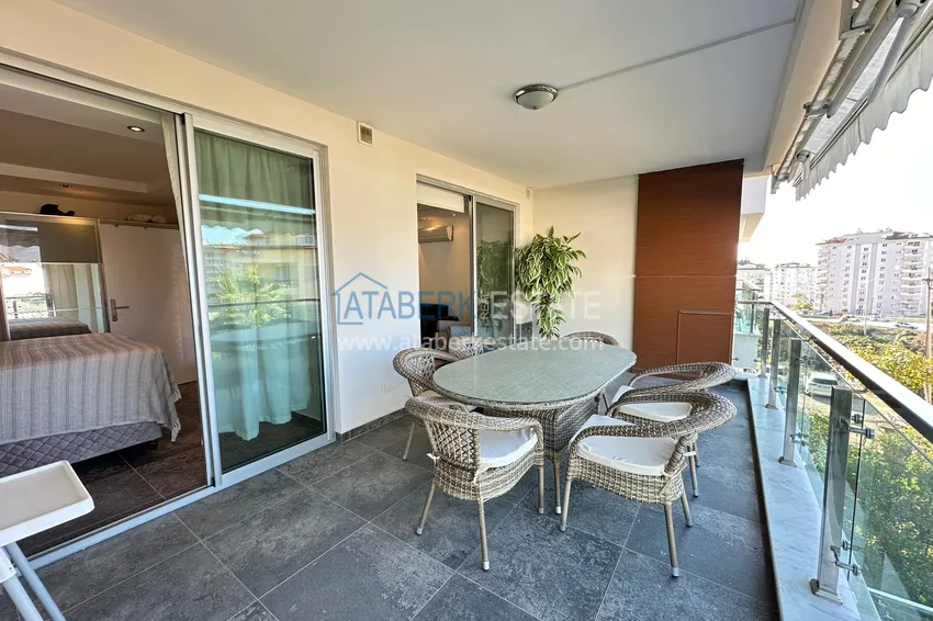 Kupuj  Jednopokojowy apartament z meblami, 80 m², odpowiedni na zezwolenie na pobyt — Alanya, Cikcilli 14 