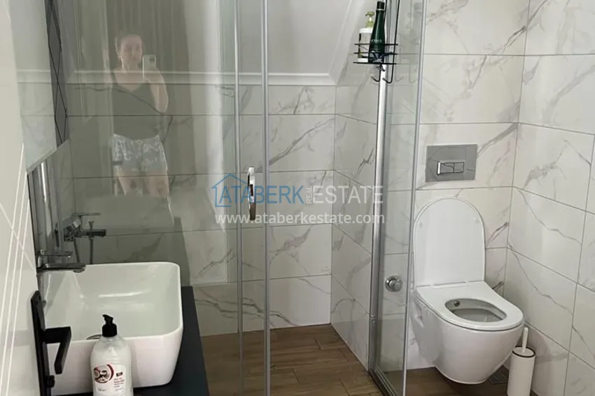 Kupuj  Dwupoziomowy penthouse z meblami i widokiem w Oba, Alanya 15 