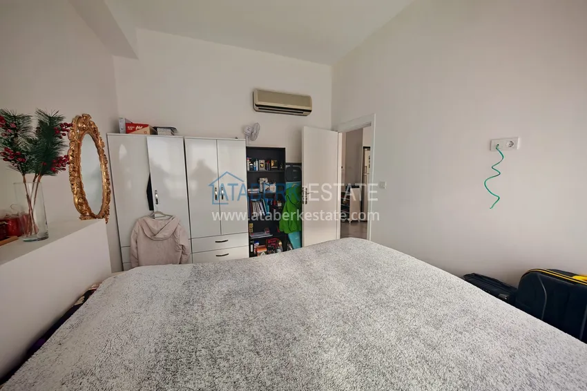 Kupuj  1+1 mieszkanie z meblami i działką w kompleksie mieszkalnym - Alanya, dzielnica Avsallar 14 