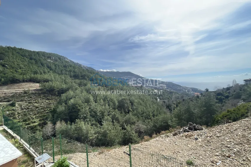 Prywatna willa 10+2 z ogrodem z awokado i panoramicznym widokiem w Tepe, Alanya - odpowiednia na zezwolenie na pobyt i obywatelstwo 15 