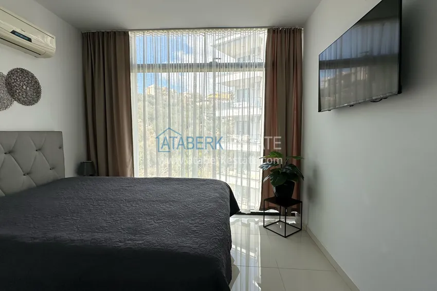 Kupuj  Mieszkanie liniowe 3+1 z meblami w elitarnej rezydencji — Alanya, dzielnica Kestel  19 