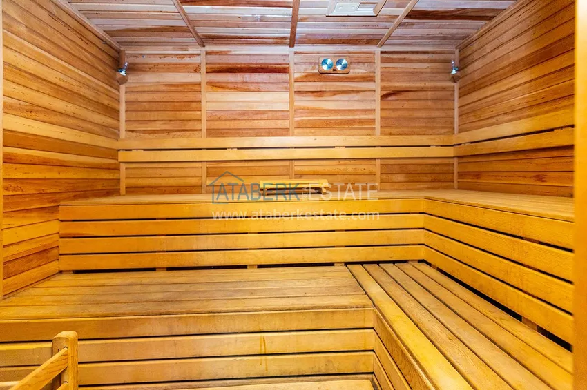 Dwupokojowy apartament z panoramicznym widokiem na morze - Mahmutlar, pierwsza linia brzegowa 16 