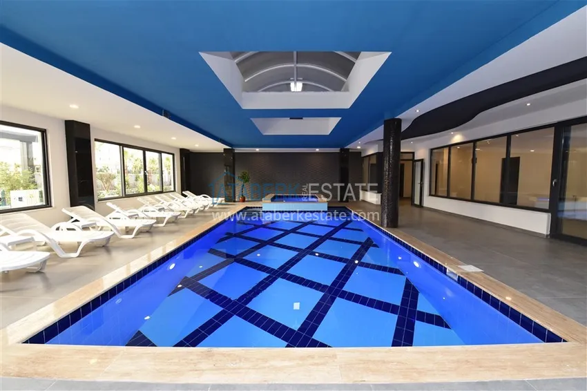 Duplex ogrodowy z nowoczesnym wnętrzem w kompleksie z infrastrukturą - Kargicak, Alanya 16 