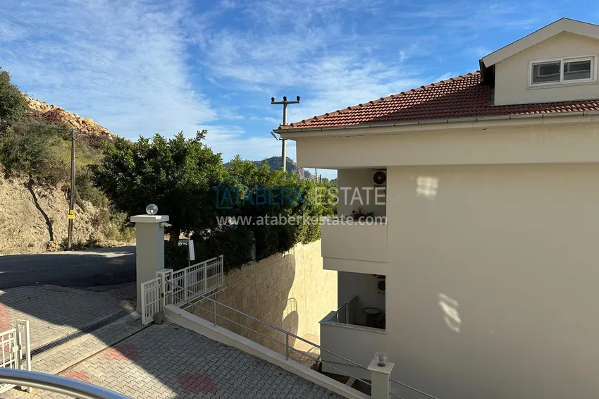 Kupuj  Umeblowany apartament 2+1 z widokiem na morze, odpowiedni na zezwolenie na pobyt - centrum Alanyi, plaża Kleopatra 17 
