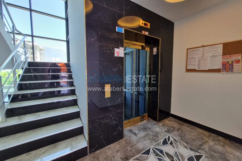 Apartament 2+1 w nowym osiedlu mieszkalnym z prywatną plażą. Powiat Kargicak, Alanya 16 