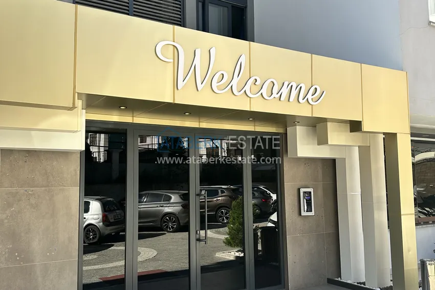 Apartament 2+1 z meblami, oddzielną kuchnią i widokiem na góry - Centrum Alanya  17 