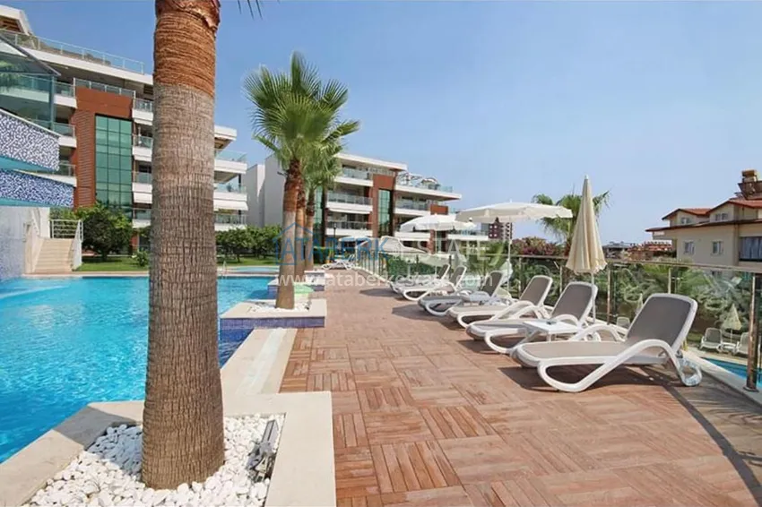 Jednopokojowy apartament z meblami, 80 m², odpowiedni na zezwolenie na pobyt — Alanya, Cikcilli 17 