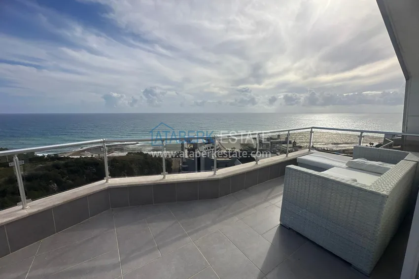 Kupuj  Panoramiczny penthouse duplex 4+1 z ratami - Alanya, dzielnica Konakli. Nadaje się do zezwolenia na pobyt 19 