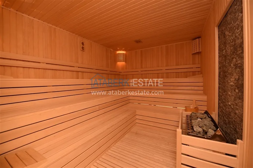 Duplex ogrodowy z nowoczesnym wnętrzem w kompleksie z infrastrukturą - Kargicak, Alanya 19 