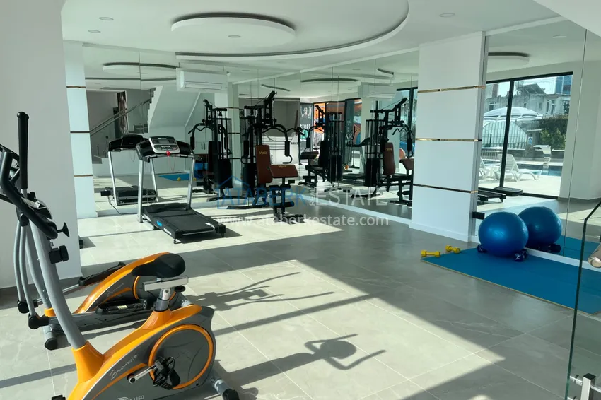 Apartament 2+1 w nowym osiedlu mieszkalnym z prywatną plażą. Powiat Kargicak, Alanya 19 