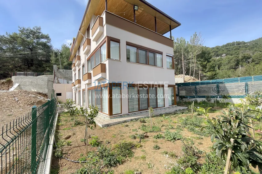 Prywatna willa 10+2 z ogrodem z awokado i panoramicznym widokiem w Tepe, Alanya - odpowiednia na zezwolenie na pobyt i obywatelstwo 1 
