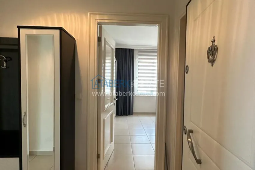 Kupuj  Penthouse pod klucz w Alanyi — 1+1, 80 m2 z przeszklonym balkonem w rezydencji premium, dzielnica Oba 1 