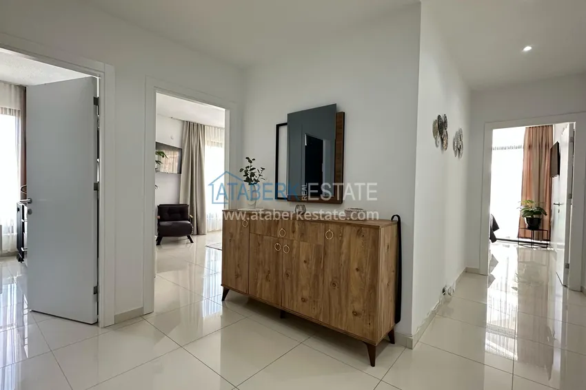 Kupuj  Mieszkanie liniowe 3+1 z meblami w elitarnej rezydencji — Alanya, dzielnica Kestel  2 